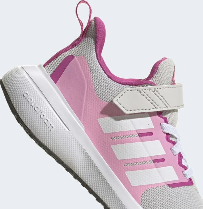 adidas Fortarun 2.0 Cloudfoam Elastic Lace Top Strap grey one/cloud white/beam pink (Junior)