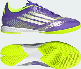 adidas F50 League IN purple rush/cloud white/lucid lemon