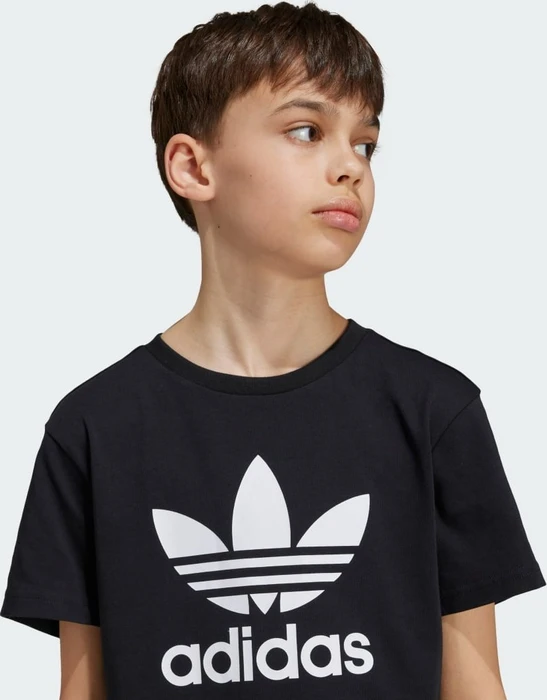 adidas Trefoil T-Shirt kurzarm schwarz (Junior)