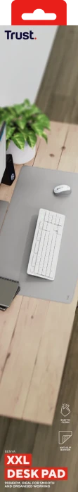 Trust Benya XXL Desk Pad, 900x430mm, grau