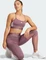 adidas Hyperglam Full-Length Hose lang shadow fig/white (Damen) Vorschaubild