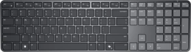 Dell Pro 7 Slim Wireless Keyboard, grau, USB/Bluetooth, DE (KB726-BLK-GER)