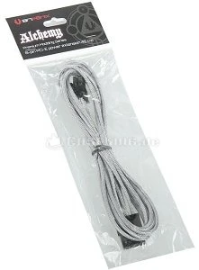 BitFenix Alchemy 8-Pin PCIe Verlängerung 45cm, sleeved silber