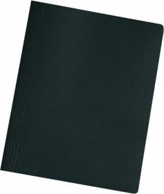 Herlitz Intensiv Schnellhefter Karton, A4, schwarz