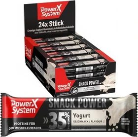 Power System Snack Power Bar Yogurt 1.08kg (24x 45g)