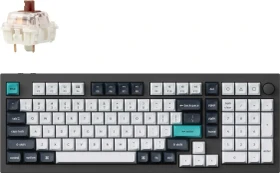Keychron Q5 Max, Carbon Black, 96%, LEDs RGB, hot-swap, Gateron Jupiter BROWN, USB/Bluetooth, US