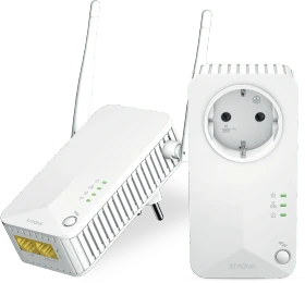 Strong Powerline Wi-Fi 600 Kit, EU, V2, Powerline/WLAN-Access Point und Powerline-Adapter Set, 2er-Bundle (POWERLWF600DUOEUV2)