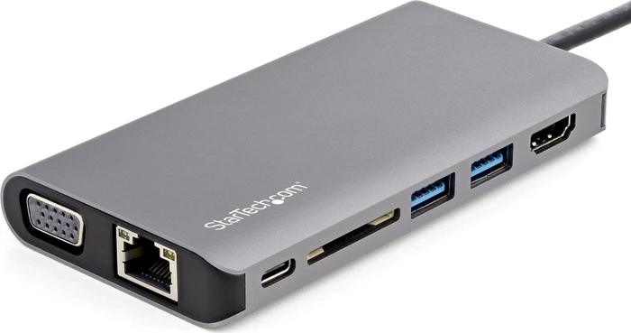 StarTech USB-C Multiport-Adapter Space Grey, USB-C 3.0 [Stecker]
