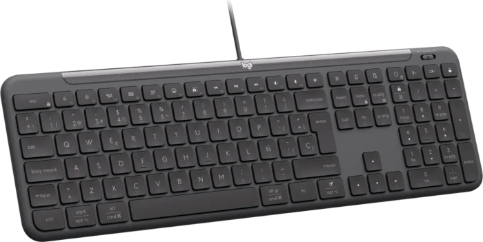 Logitech K620 Signature Slim Wired for Business, Graphite, USB, ES