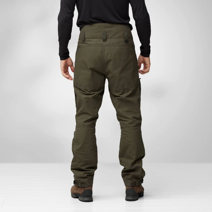 Fjällräven Drev Hybrid Hose lang dark olive (Herren)