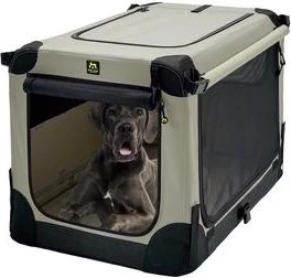 Maelson Soft Kennel faltbare Transportbox XS, beige