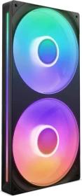 NZXT F Series F280 RGB Core Single-Frame Fan Unit, Matte Black, schwarz, LED-Steuerung, 280mm