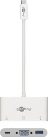Wentronic Goobay USB-C Multiport Adapter, 15cm (62100)