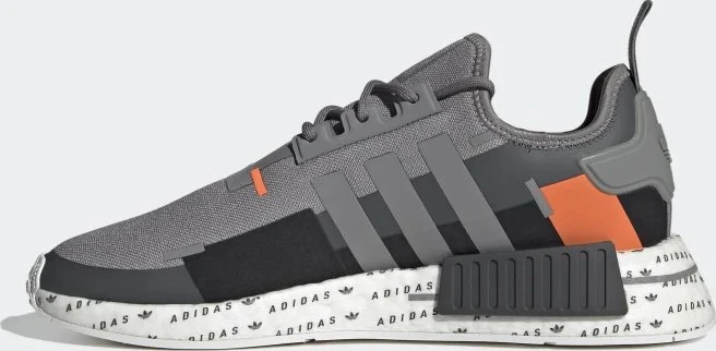 adidas NMD_R1 grey three/team solar orange (Herren)