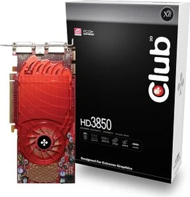 Club 3D Radeon HD 3850, 256MB DDR3, 2x DVI, S-Video
