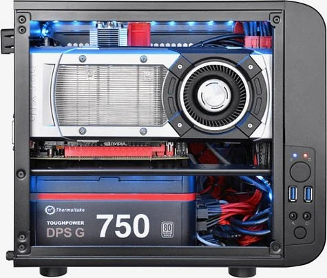 Thermaltake Core V1, Acrylfenster, Mini-ITX
