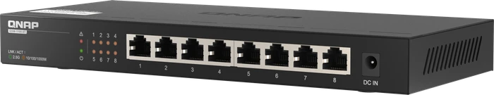 QNAP QSW-1100 Desktop 2.5G Switch, 8x RJ-45
