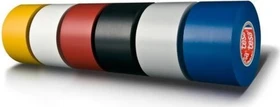 tesa tesaflex 4163 Isolierband schwarz, 38mm/33m, 4 Stück
