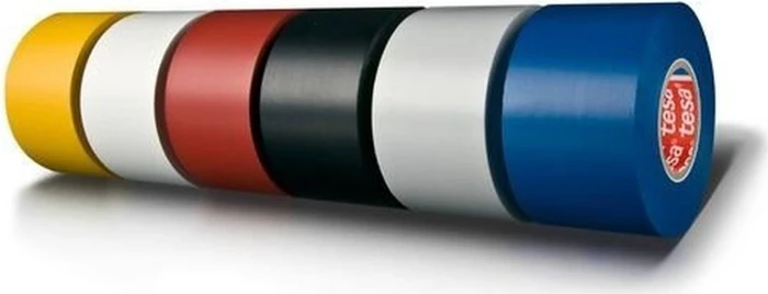 tesa tesaflex 4163 Isolierband schwarz, 38mm/33m, 4 Stück