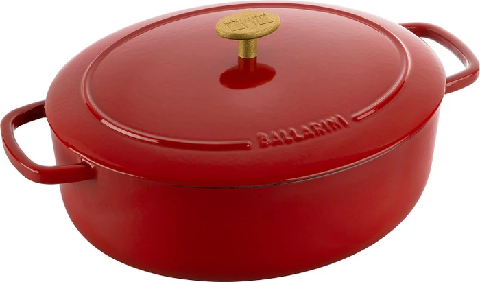 Zwilling Ballarini Bellamonte Cocotte Schmortopf oval 25x36.7cm rot