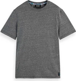 Scotch & Soda Melange T-Shirt kurzarm washed black (Herren)