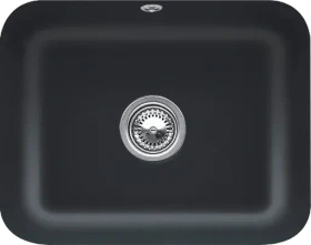 Villeroy & Boch Cisterna 60C Unterbau Becken mittig pure black