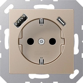 Jung SCHUKO Steckdose mit USB-Ladegerät