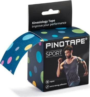 Pinotape Sport Kinesiology Tape Rolle 5cm x 5m dots