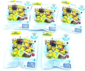 Mattel Mega Bloks Minions Mikro-Action-Figuren Folge III