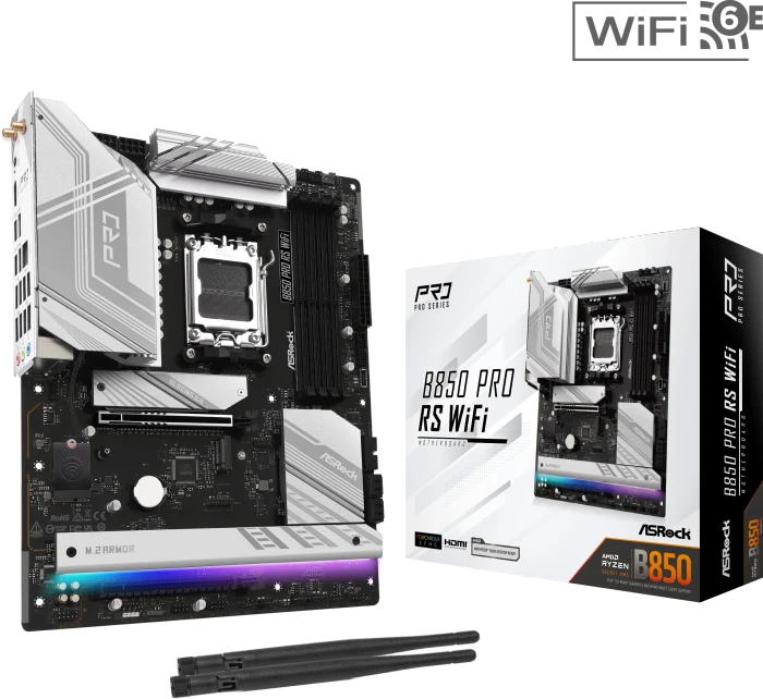 ASRock B850 Pro RS WiFi (AMD AM5)