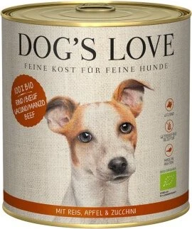 PetCo Dog's Love Bio Rind mit Naturreis, Apfel und Zucchini, 4.80kg (6x 800g)