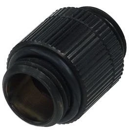 Alphacool HF Doppelnippel G1/4" drehbar, schwarz