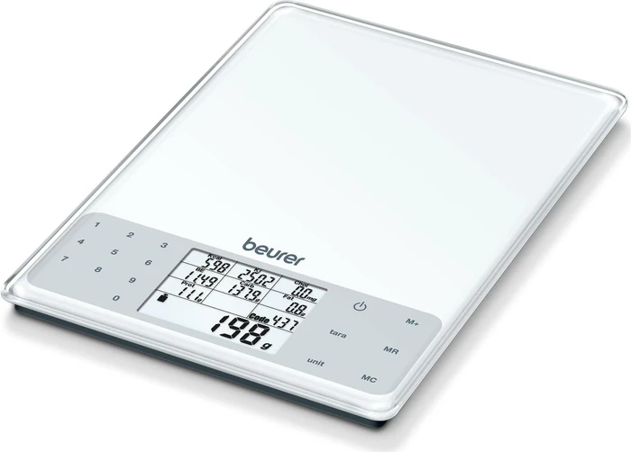 Beurer DS 61 digitale Küchenwaage mit Nährwert-Analyse