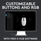 Logitech G203/G102 Lightsync weiß, USB Vorschaubild