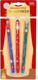 Legami The Nutcracker Christmas 2025, löschbarer Gelroller sortiert, 3er-Set