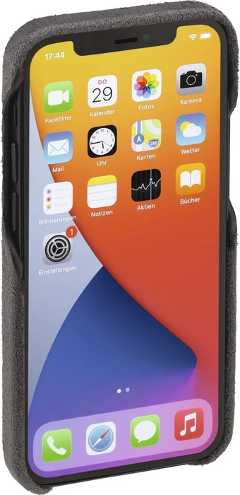 Hama Cover Finest Touch für Apple iPhone 12 Mini anthrazit