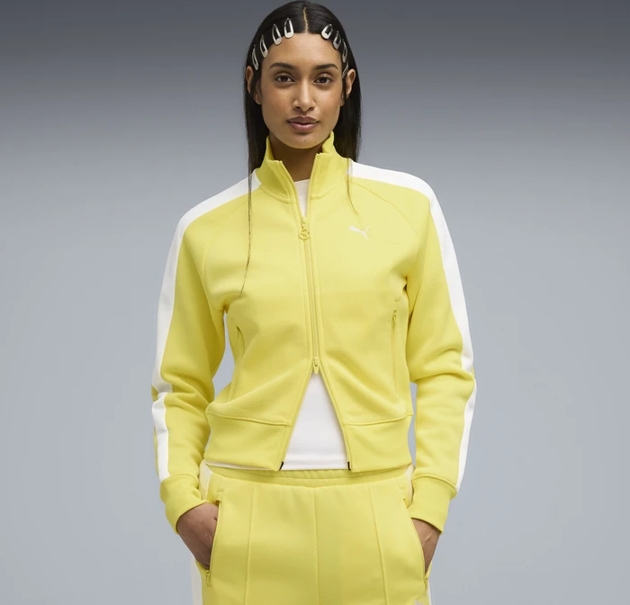 Puma T7 Always On Trainingsjacke lemon meringue (Damen)