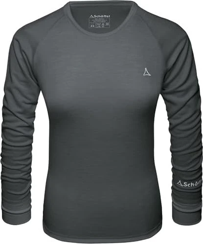 Schöffel Merino Sport Funktionsshirt langarm pirate black (Damen)