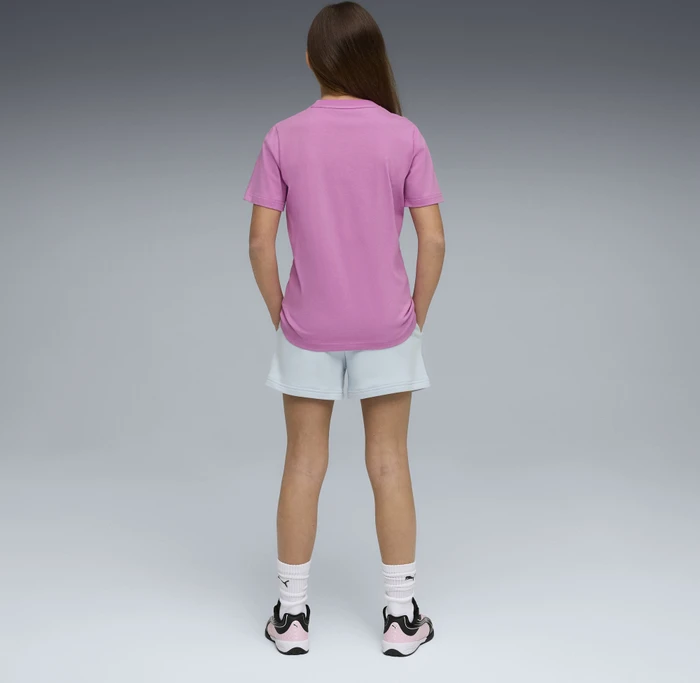 Puma Flaming Love T-Shirt and Shorts Set mauve pop (Junior)