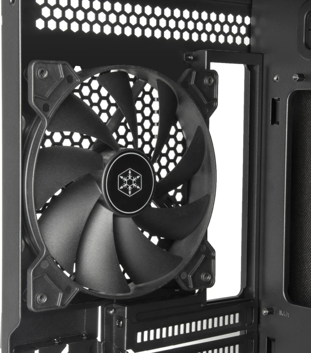 SilverStone Seta Q1, schwarz, schallgedämmt