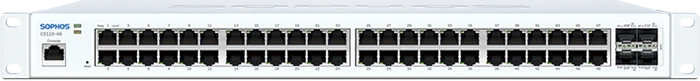 Sophos 100 Series CS110-48 Rackmount Gigabit Managed Switch, 48x RJ-45, 4x SFP+