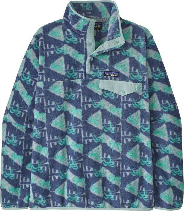 Patagonia Lightweight Synchilla Snap-T Pullover jaguar geo/blue sage (Damen)