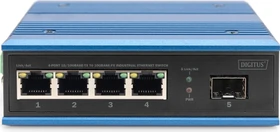 Digitus DN-65 Industrial Railmount Switch, 4x RJ-45, 1x SFP (DN-651130)