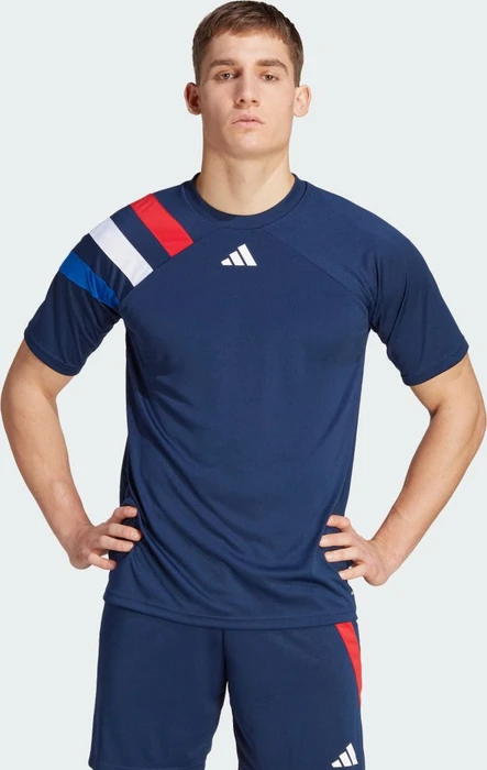 adidas Fortore 23 Trikot kurzarm team navy blue 2/team collegiate red/royal blue (Herren)