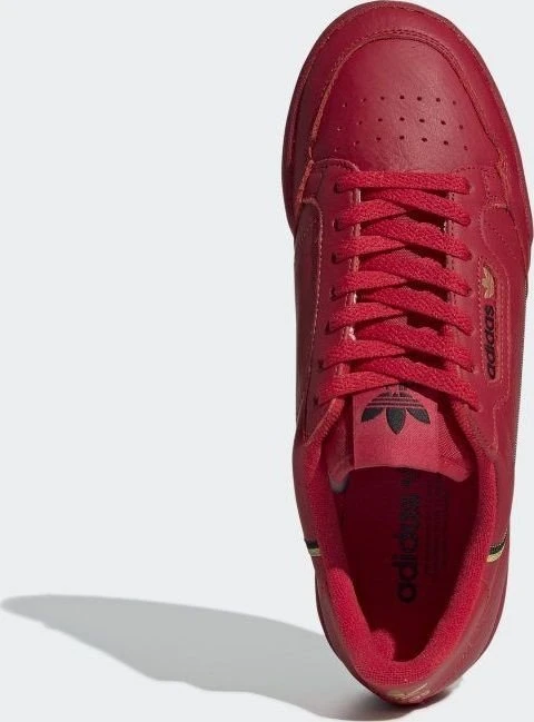 adidas Continental 80 scarlet/gold metallic/core black