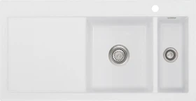systemceram Mera 100 F Einbau Becken rechts satin