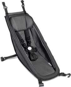 Croozer Climatex Fahrradanhänger Babysitz galaxy black