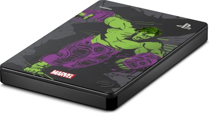 Seagate Game Drive for PlayStation - Marvel Avengers Limited Edition, 2TB, Hulk, USB 3.0 Micro-B