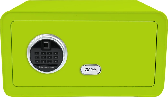 Olympia Olymp GOsafe 2.0/210FP Wandtresor, grün, Schlüsselschloss/elektronisches Zahlenschloss/Fingerprintreader