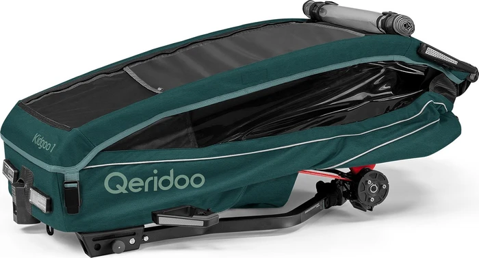 Qeridoo Kidgoo 1 Fahrradanhänger pacific blue (Modell 2026)